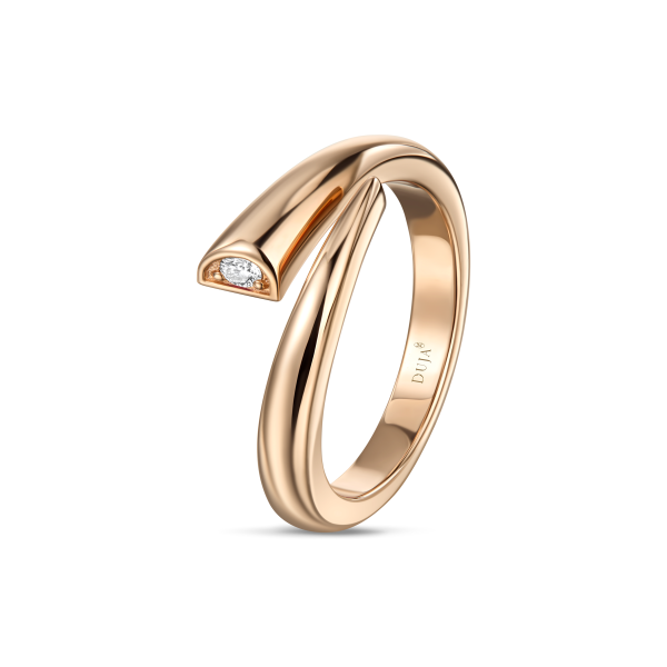 Intersect Ring- in rose gold
