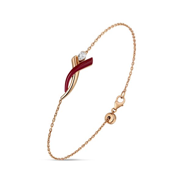 Intersect Bracelet- in rose gold