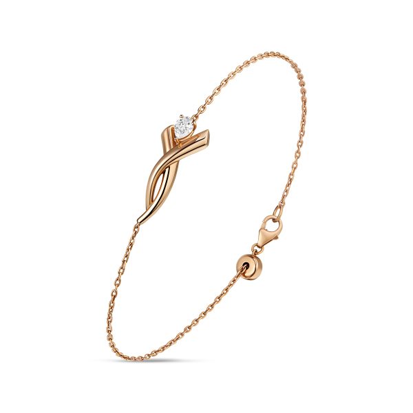 Intersect Bracelet- in rose gold