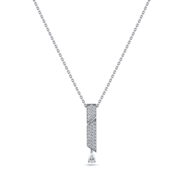 MUSE Pendant- in white gold